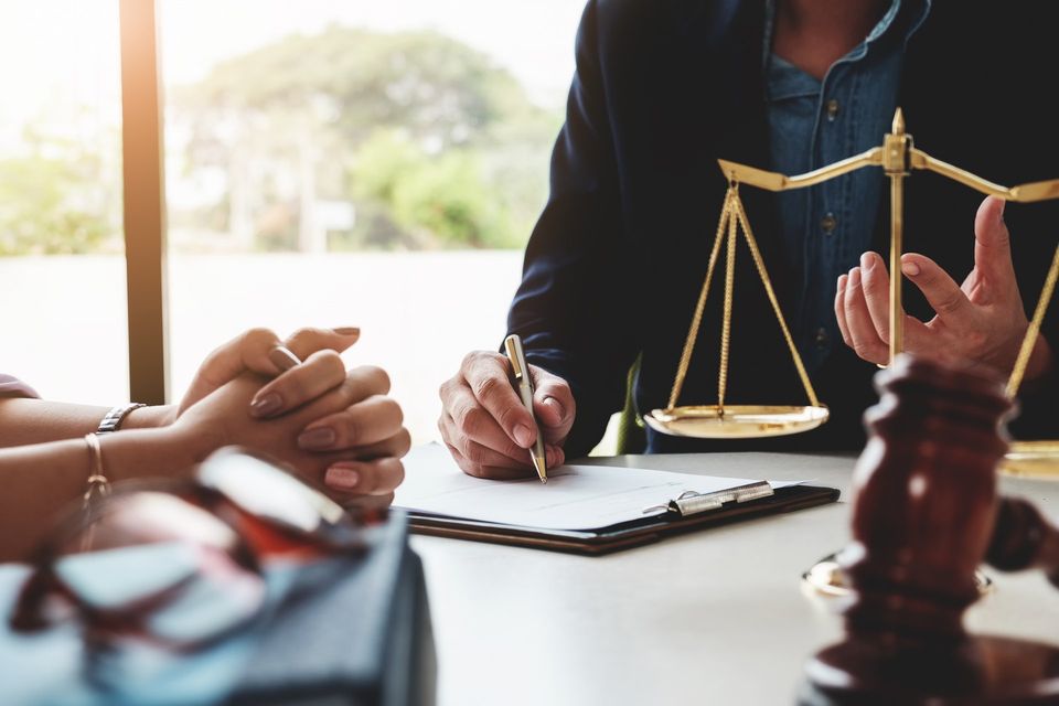 Motorcycle Accidents — Lawyer Explaining to the Client in Southfield, MI